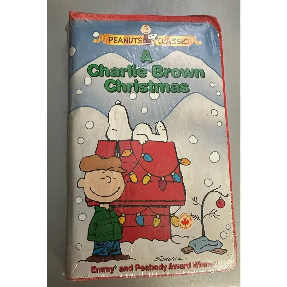 Sealed VHS Peanuts Classic A Charlie Brown Christmas VHS Tape New Clamshell Case - Picture 1 of 2